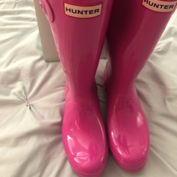 Hunter Rain Boots-Fusia Pink - Picture 3 of 13